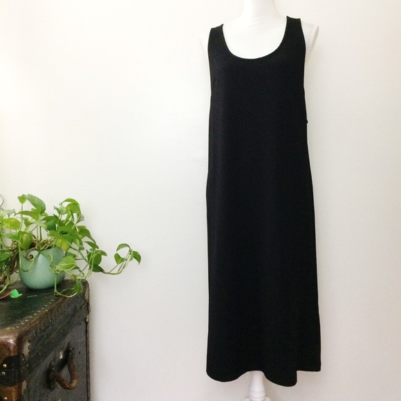 other stories black midi dress